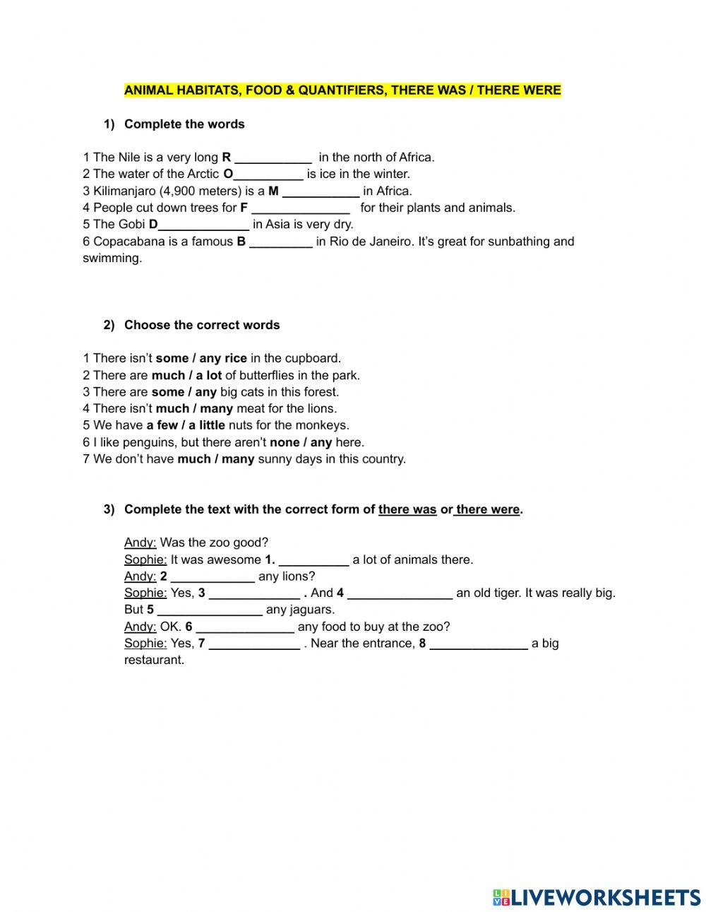 Metro 1 Units 3 and 4 Review