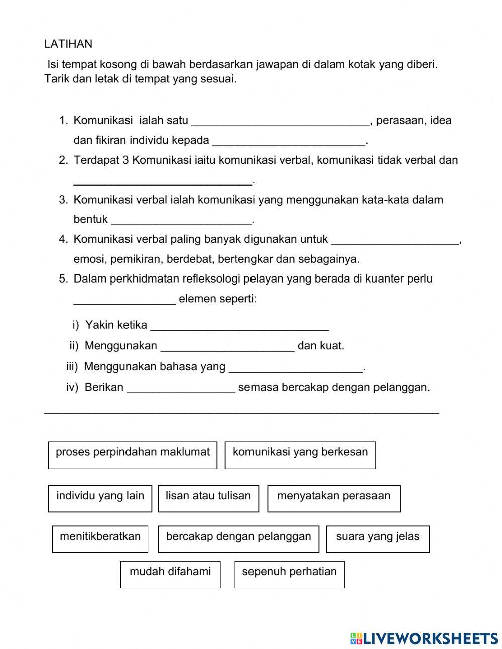 Komunikasi dengan pelanggan