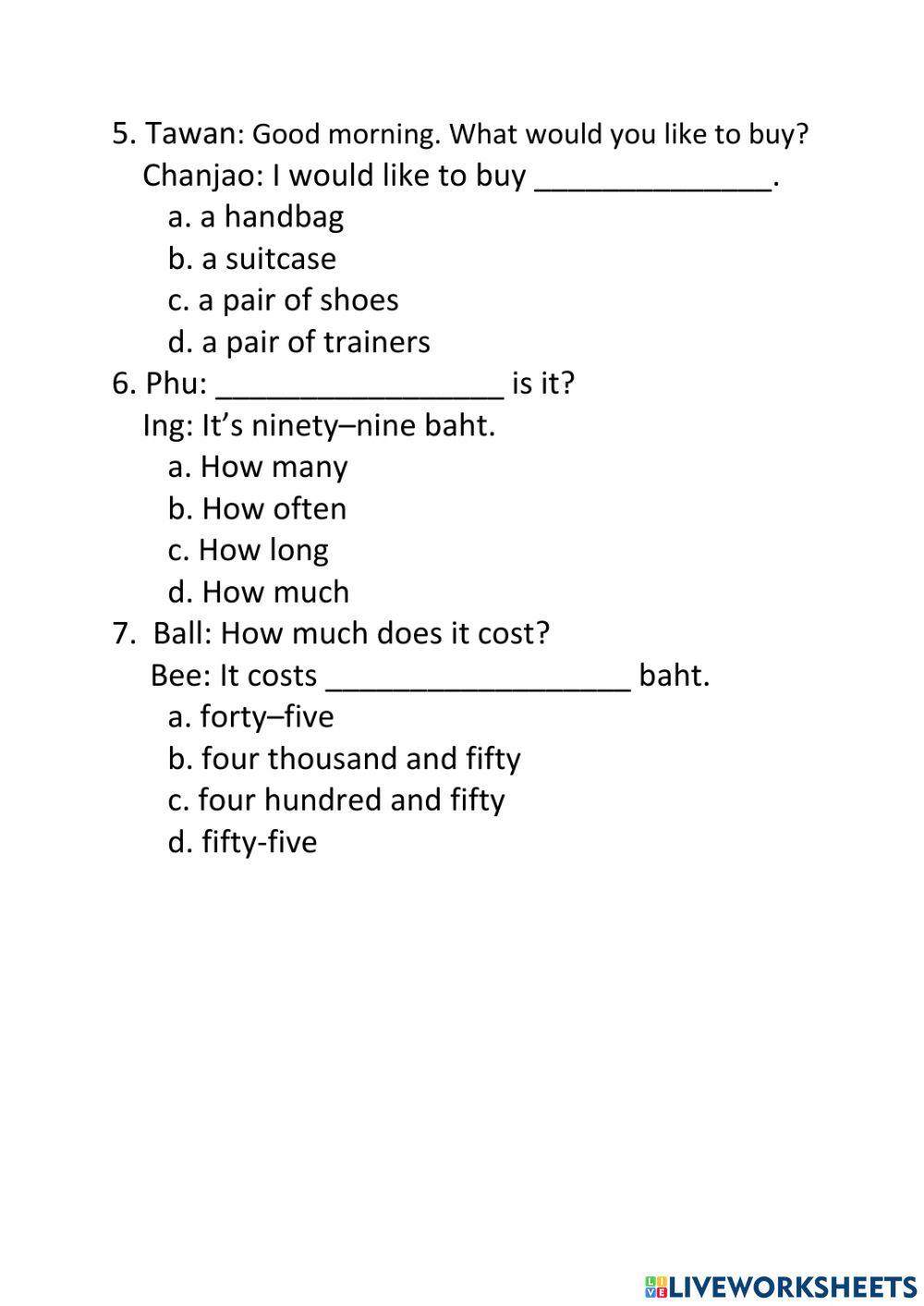 Test Shopping Online 