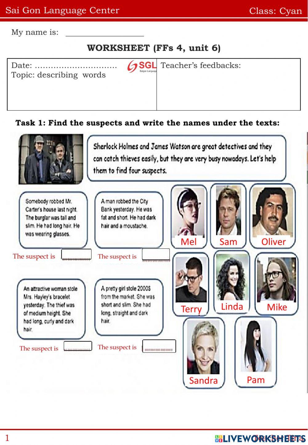 Comparative and superlative