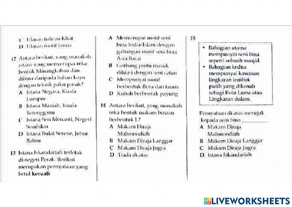 Latih tubi soalan topikal