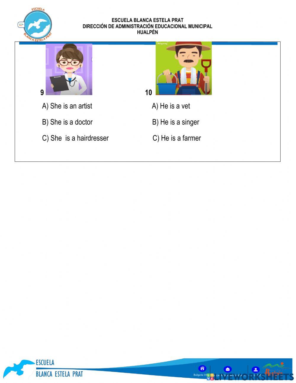 Jobs and occupations