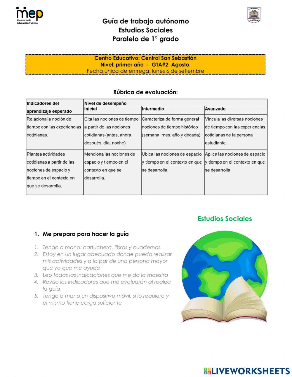 GTA -2 Agosto Estudios Sociales