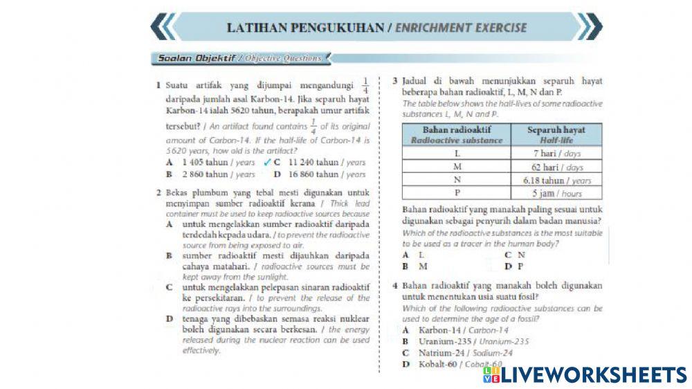 Chapter 8 Radioactivity