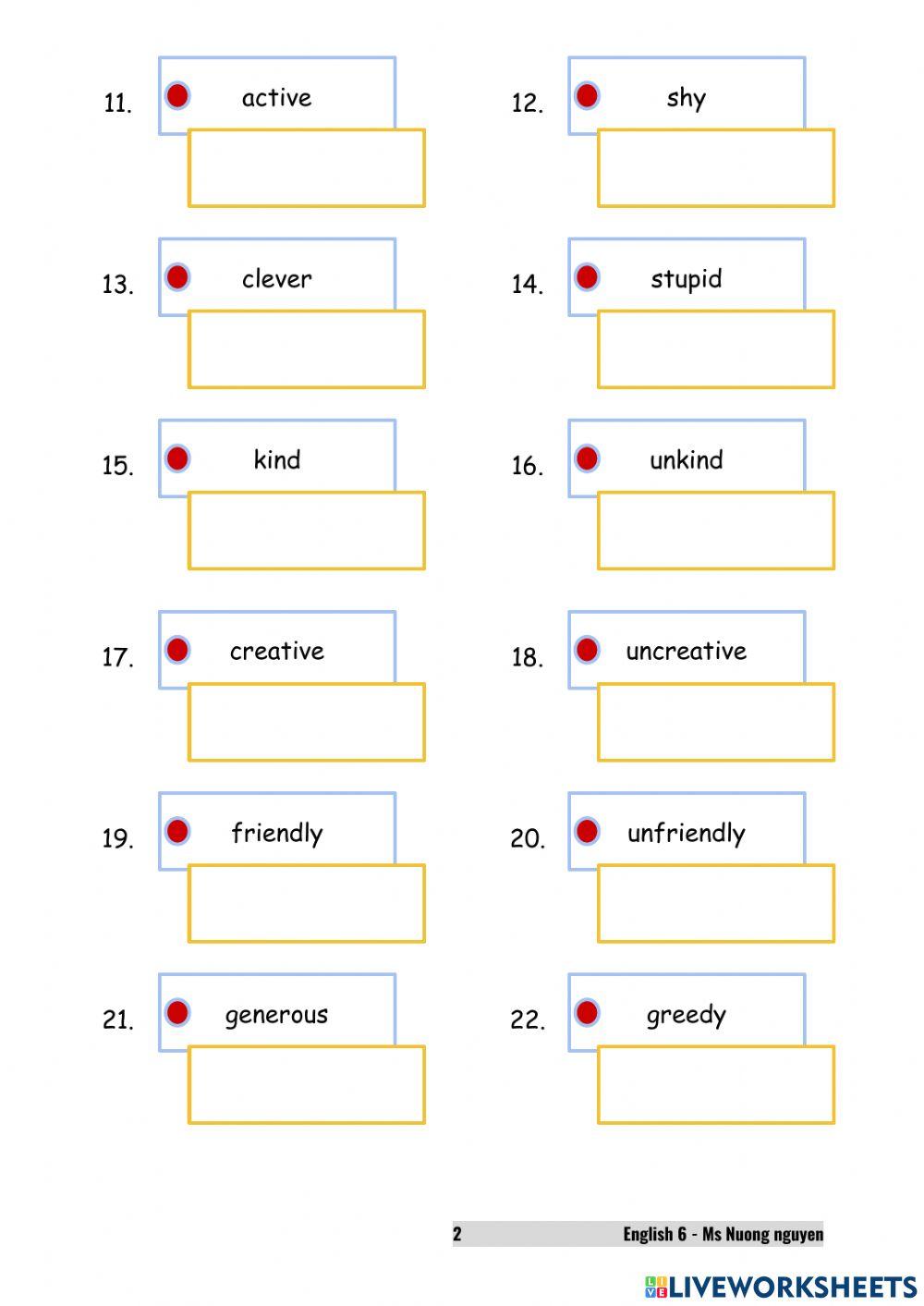 E6U3 My friends (prac No1)