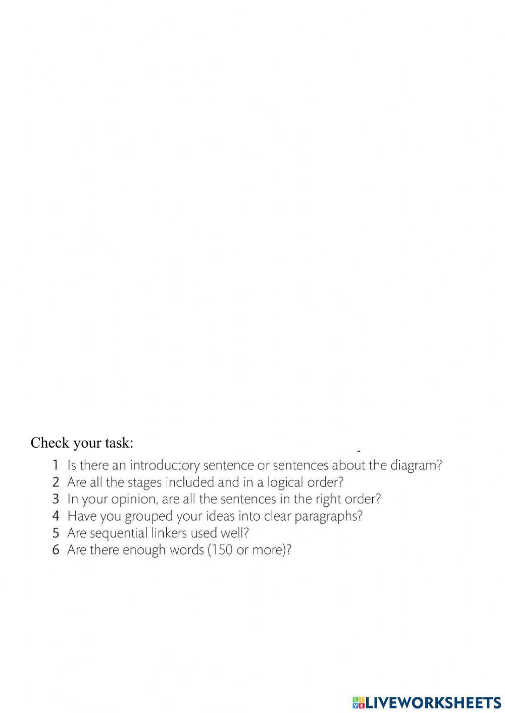 Writing about a Process