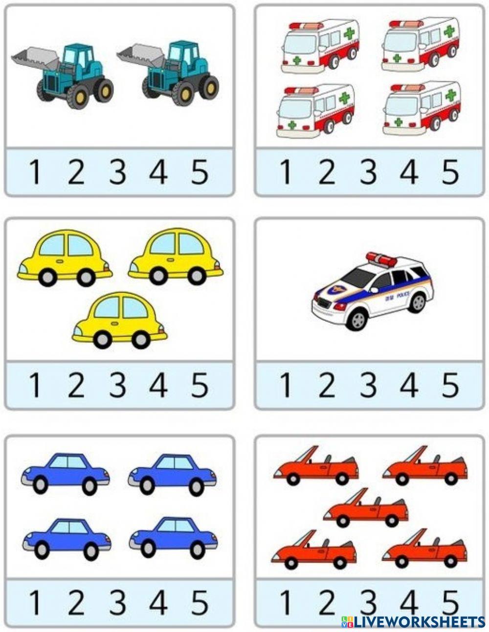 Numbers worksheet