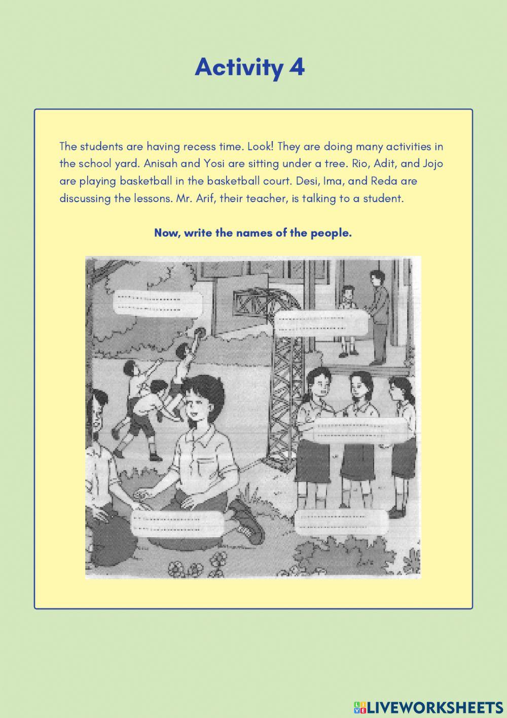 Grade 8 KD 3.8 Activity 4