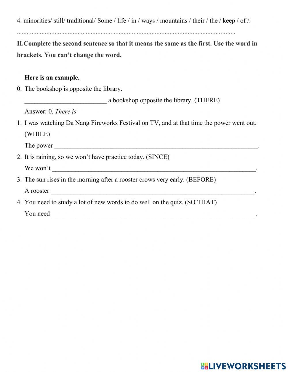 Mid - term Test 4 - G8