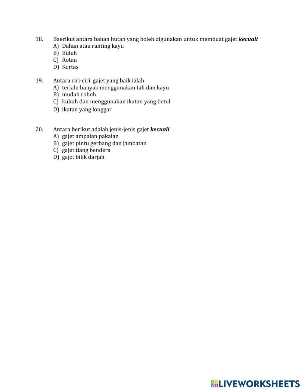 Latihan asas perkhemahan