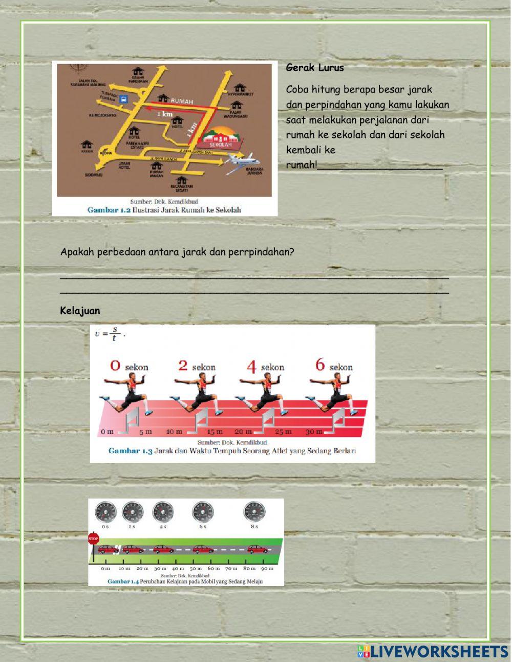 LKPD Kelajaun dan Kecepatan kelas 8