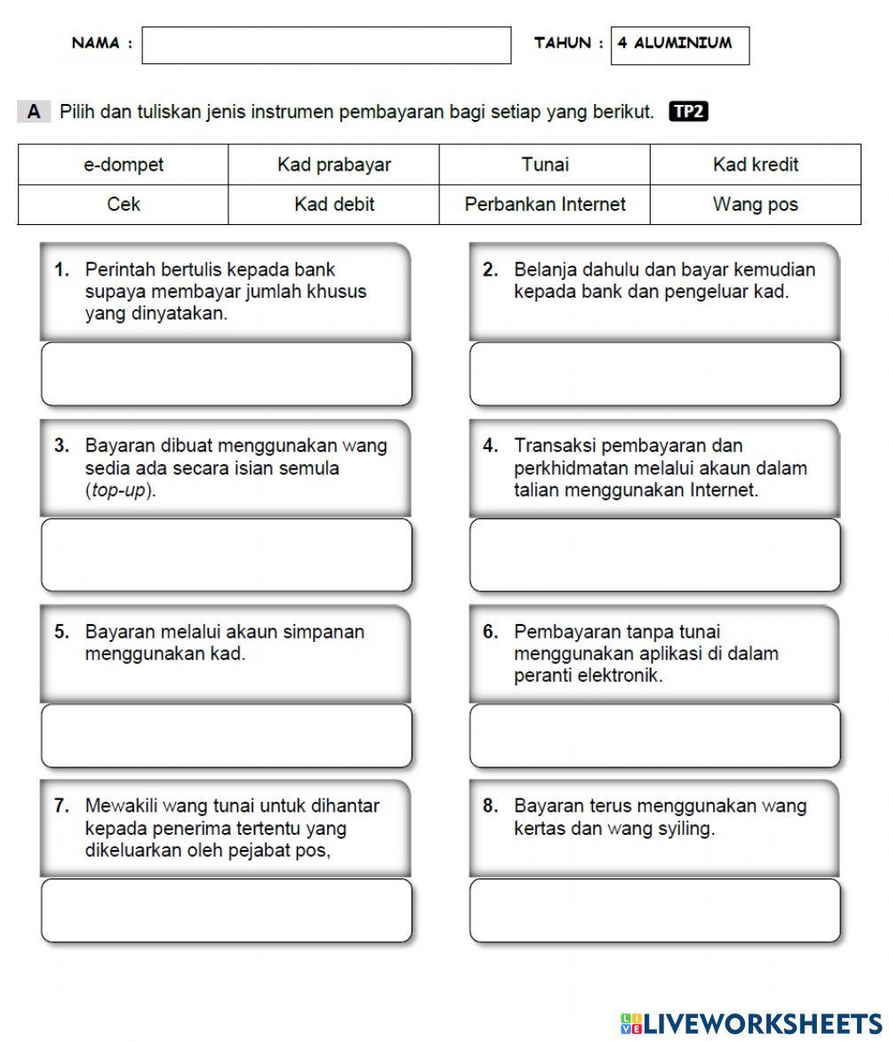 Instrumen pembayaran