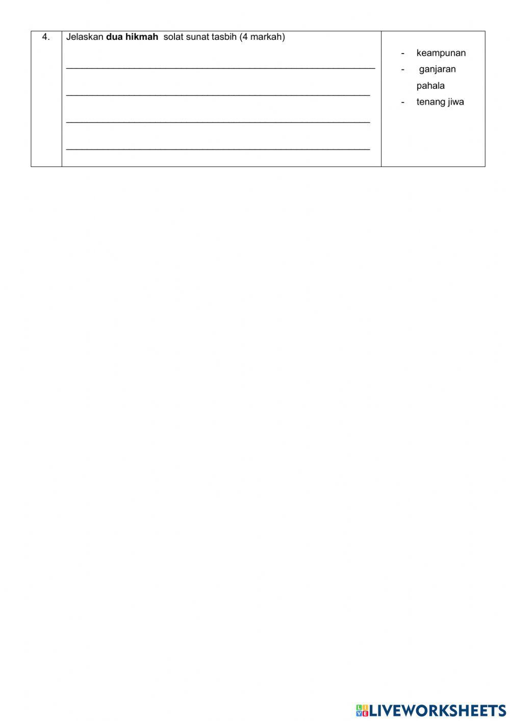 Feqah tingkatan 5 solat sunat Istikharah dan Tasbih