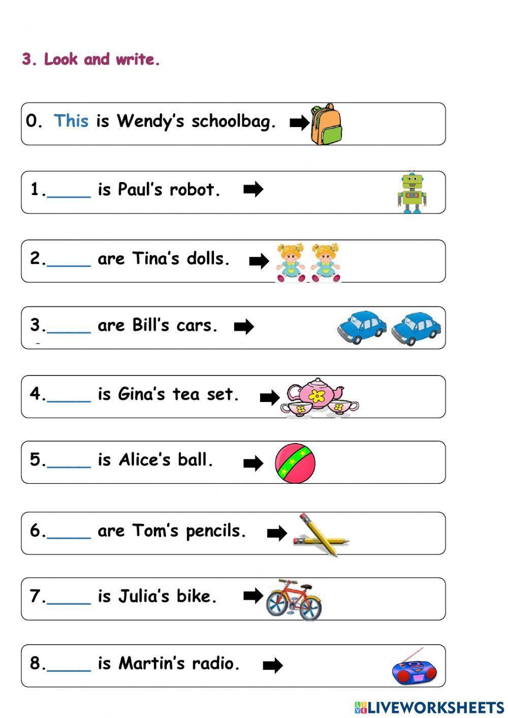 This That These Those