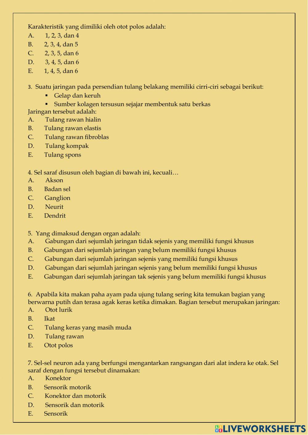 Ulangan j. tumbuhan & j. hewan