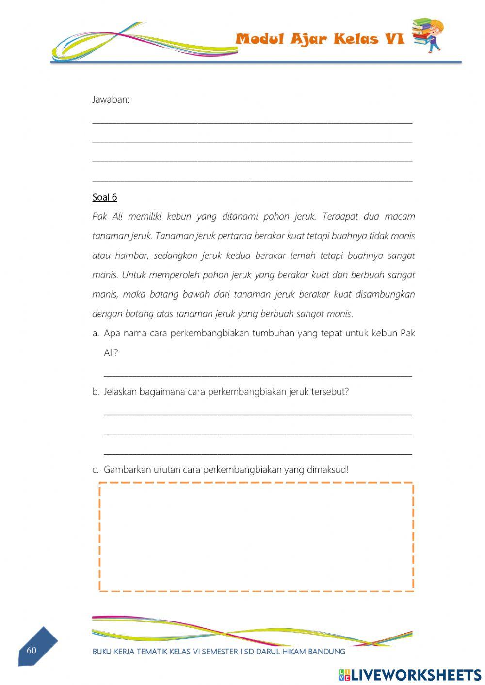 Latihan Literasi Tema 1