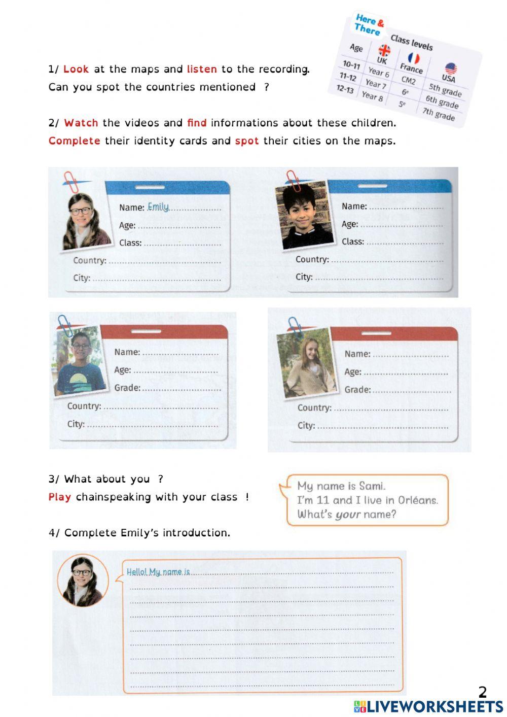 New E for English 6 U1L1