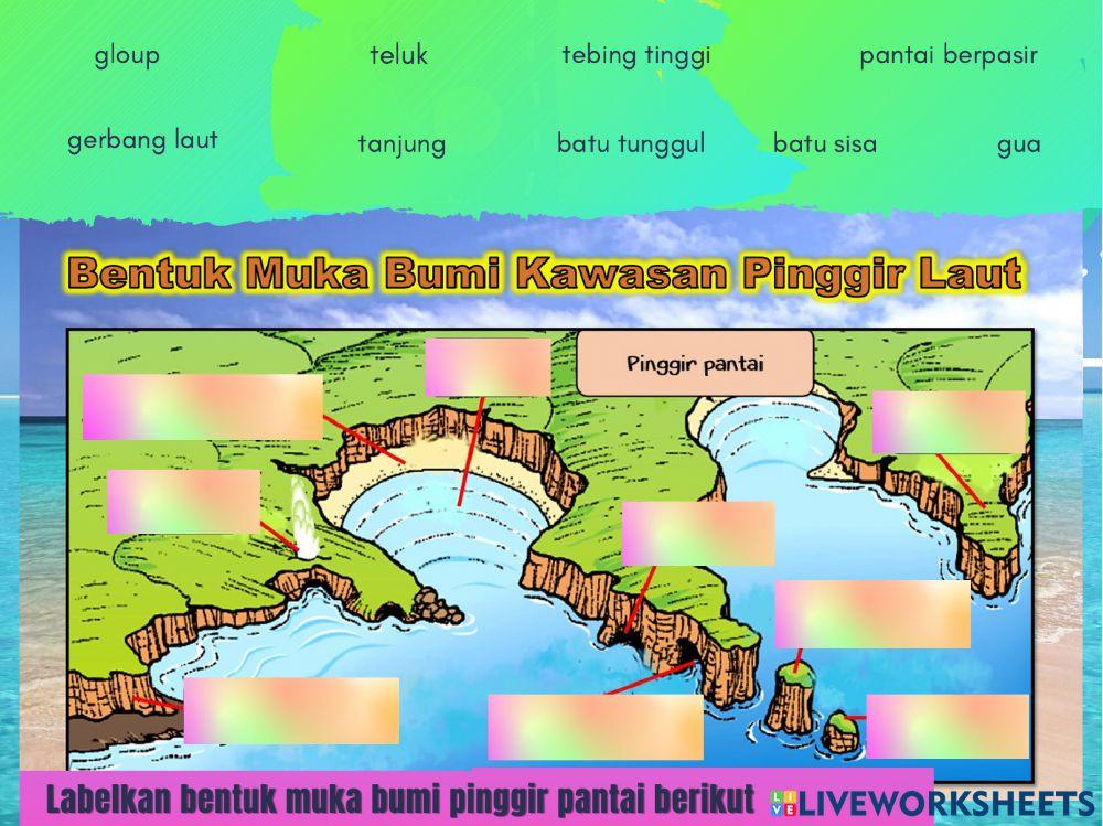 Bentuk muka bumi pinggir laut