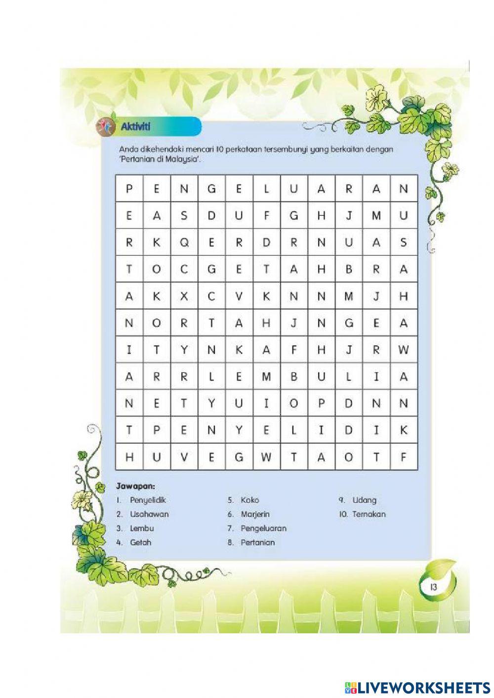 Kemahiran hidup (pertanian)