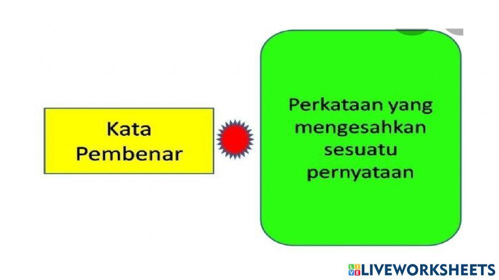 Kata pembenar