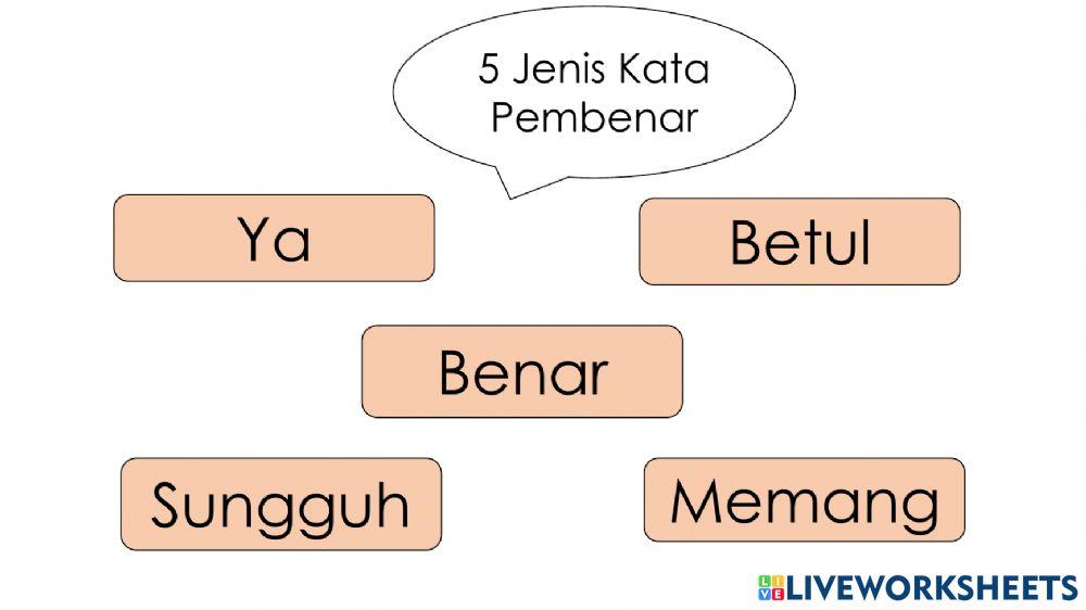 Kata pembenar