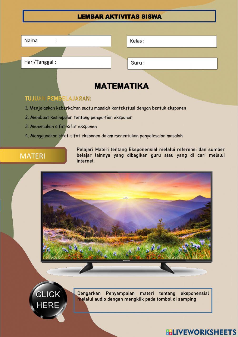 Lembar Aktivitas Siswa