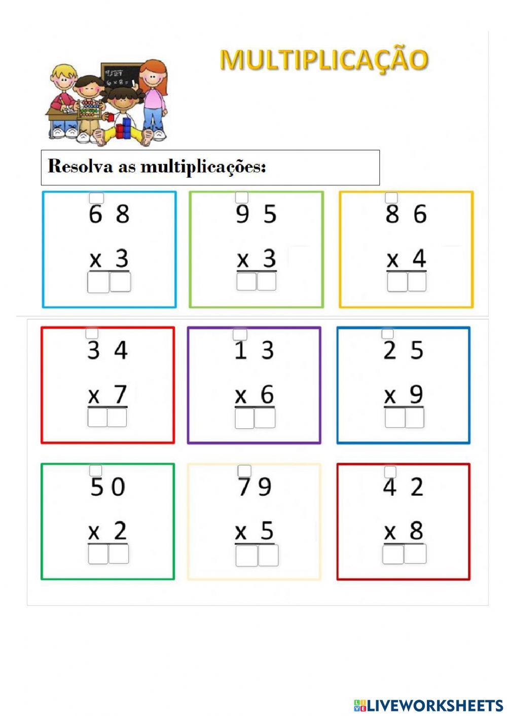 Multiplicação Básica c 3