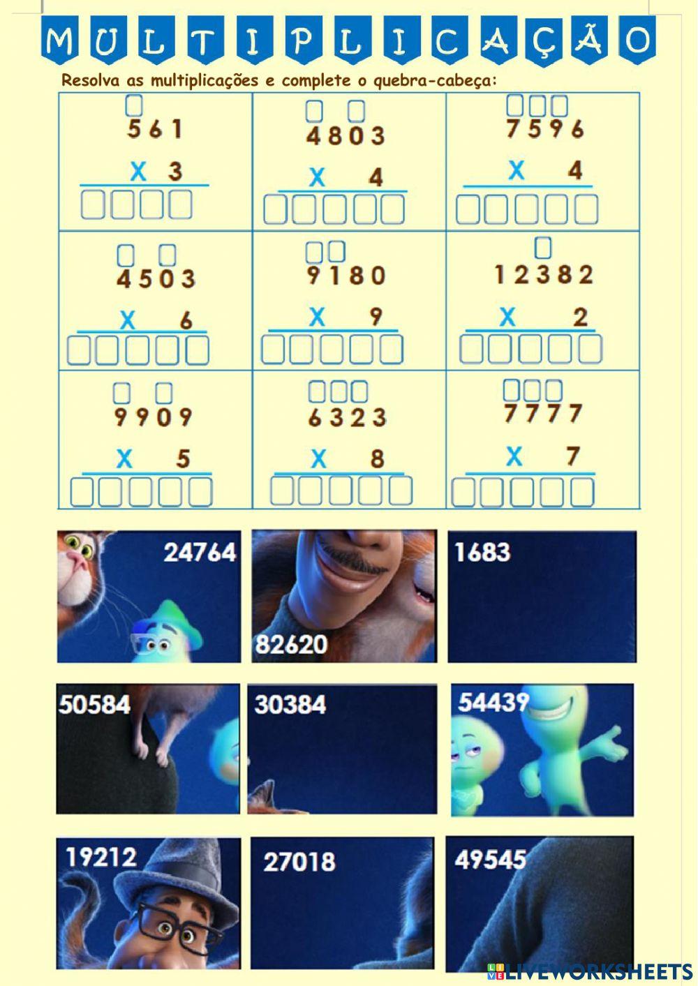 Multiplicação Básica c 4