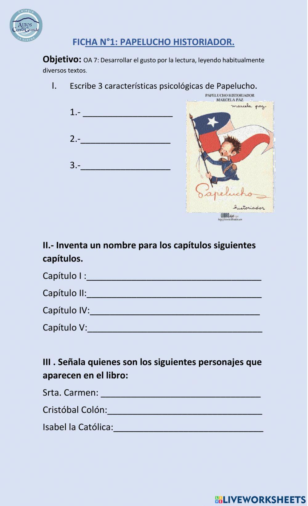 Papelucho historiador