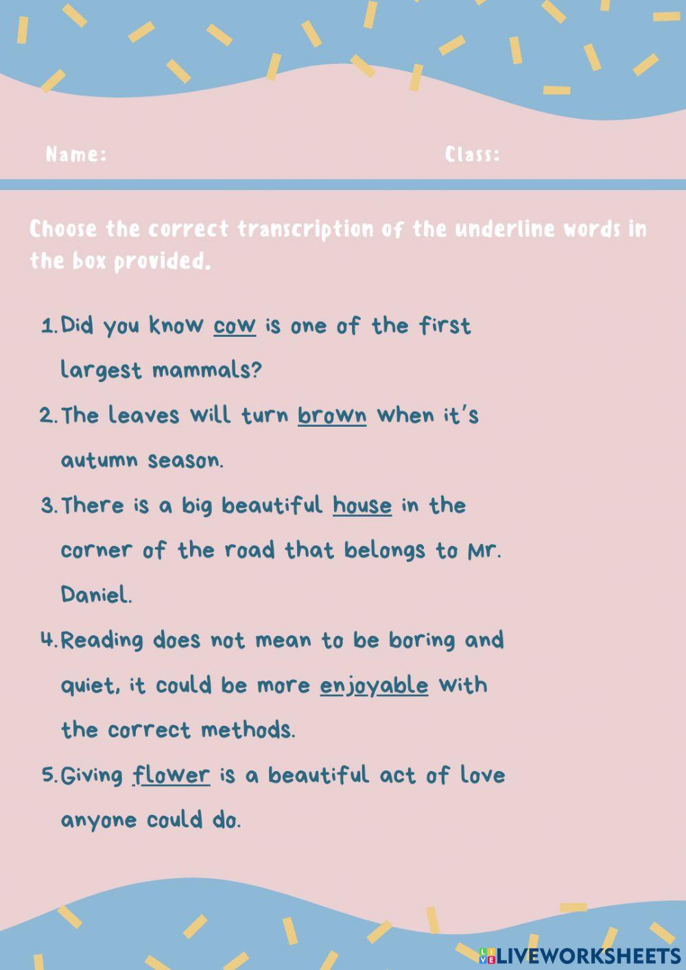 Advance questions phonetics