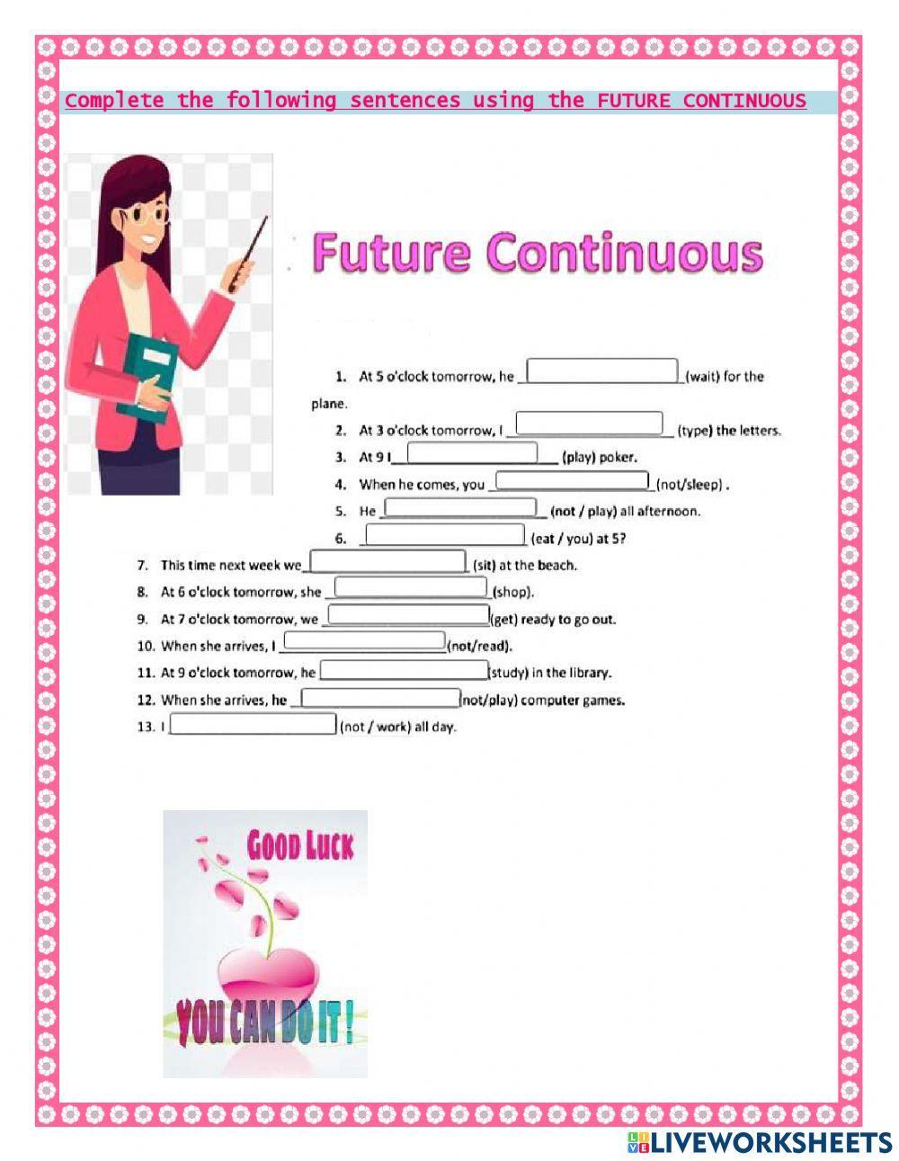 Future Continuous
