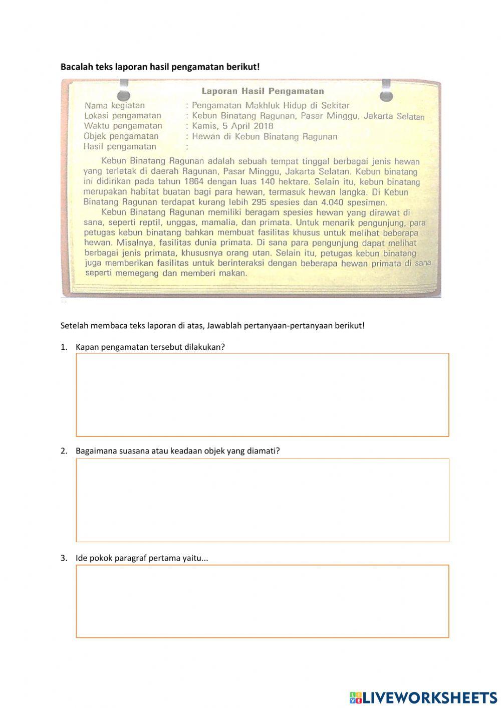 LK Laporan Pengamatan