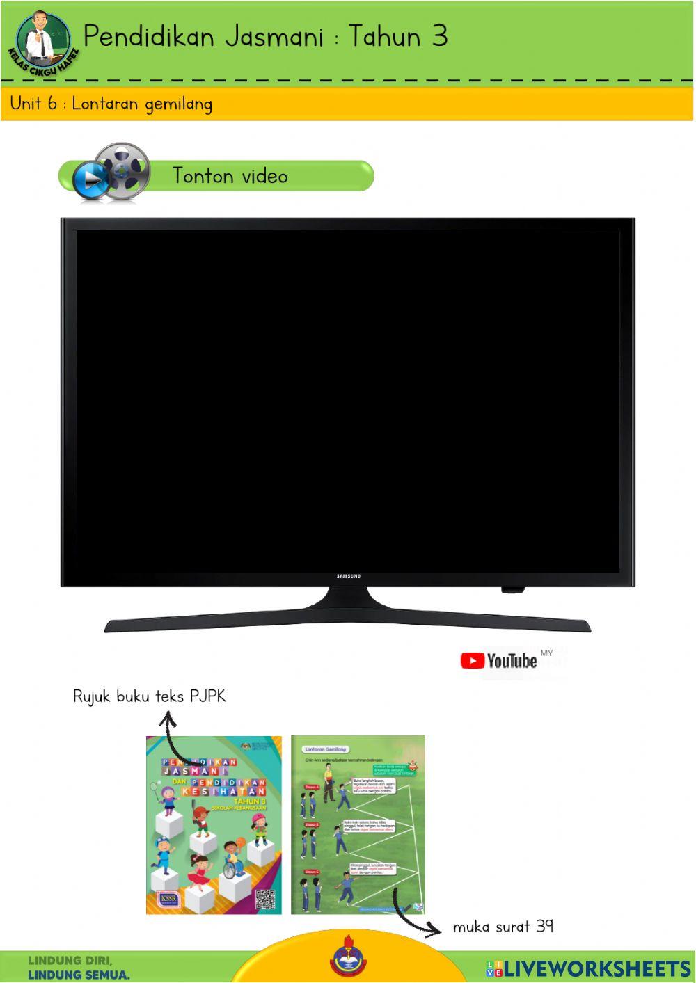 PJPK Tahun 3 - Lontaran gemilang & Snek Pilihan Tepat