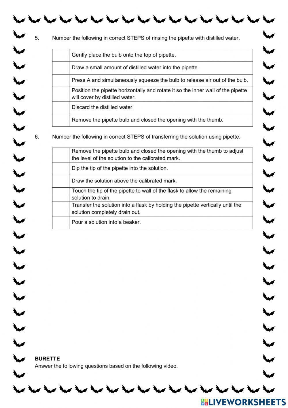 Pre-lab experiment 1