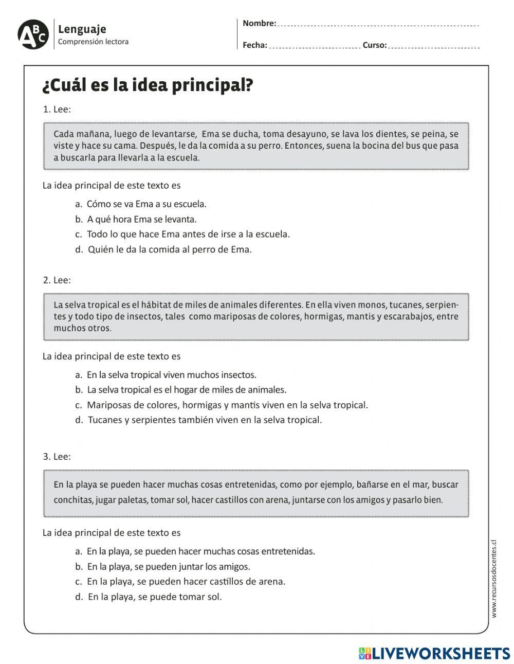 Idea principal