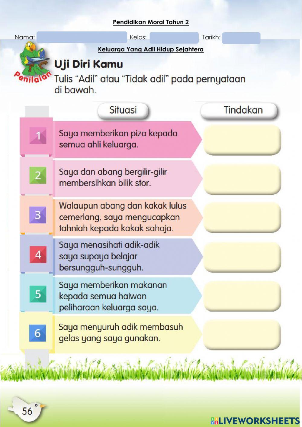 PM Tahun 2 - Keluarga Yang Adil 7