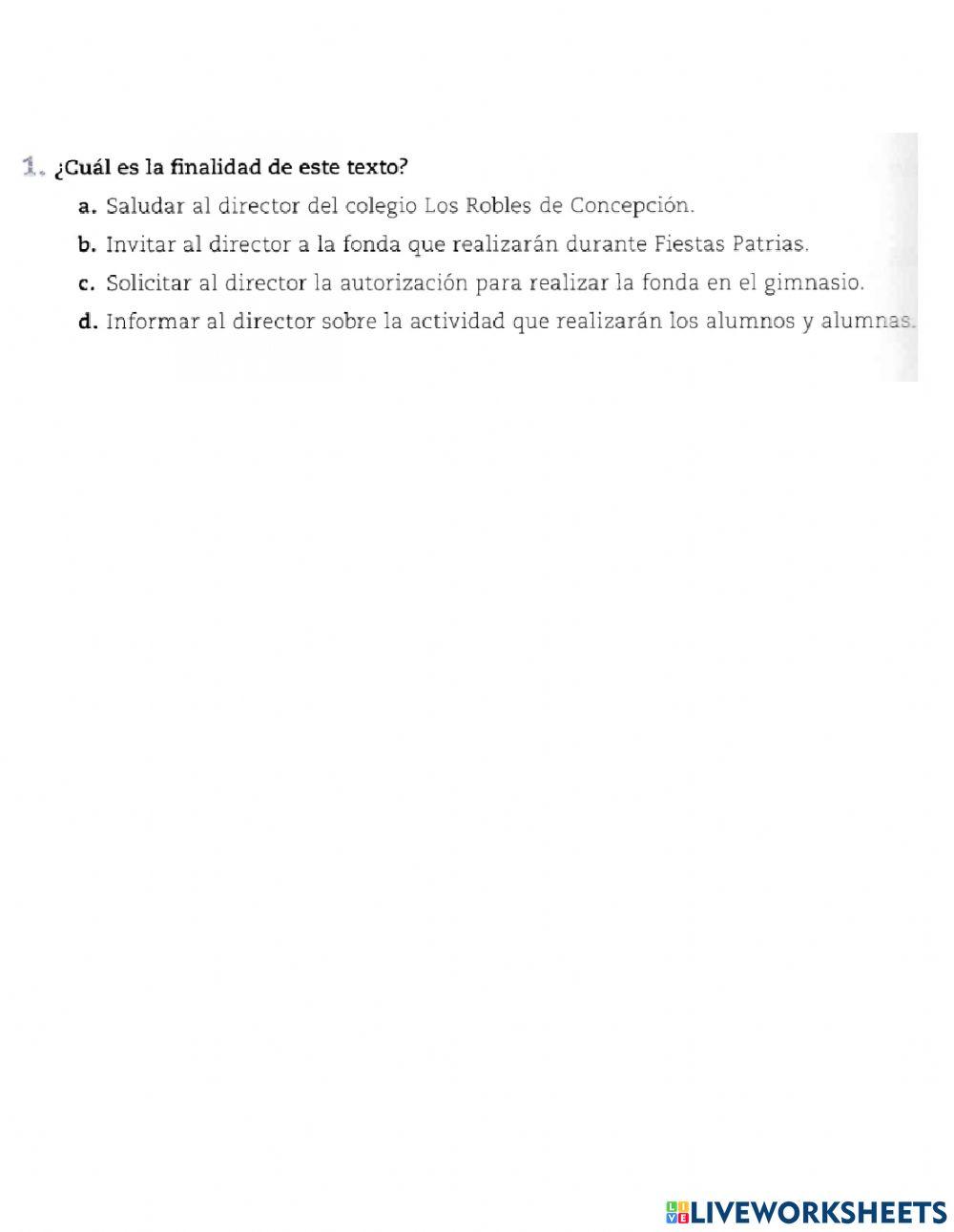Estrategia de lectura finalidad del texto