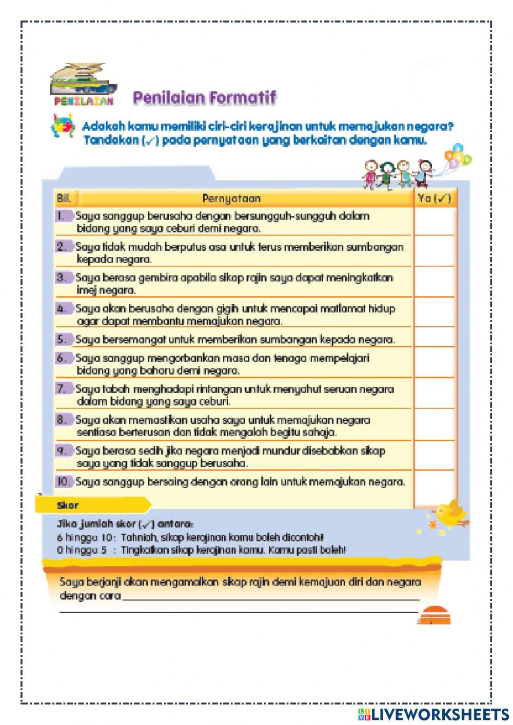 Penilaian Kerajinan Sendiri