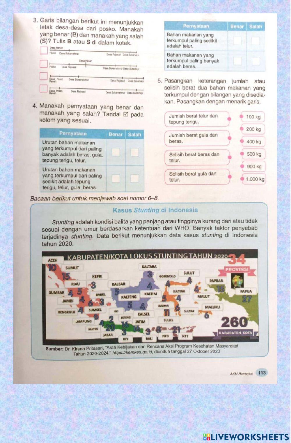 Paket 1 Numerasi No. 1-10