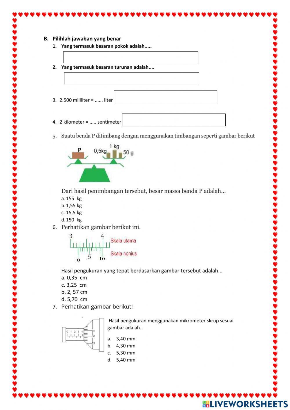 Besaran dan pengukuran