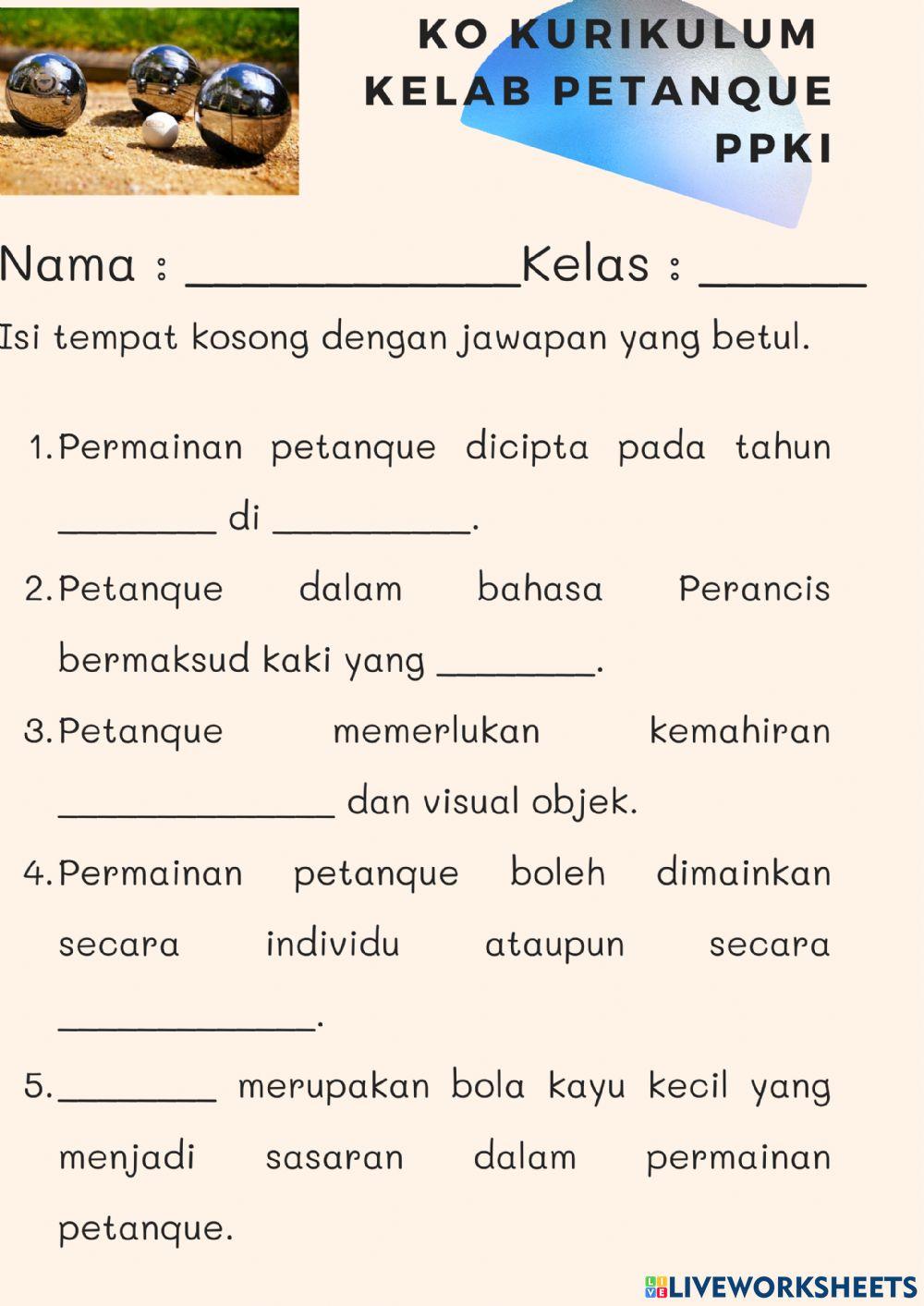 Kelab Petanque