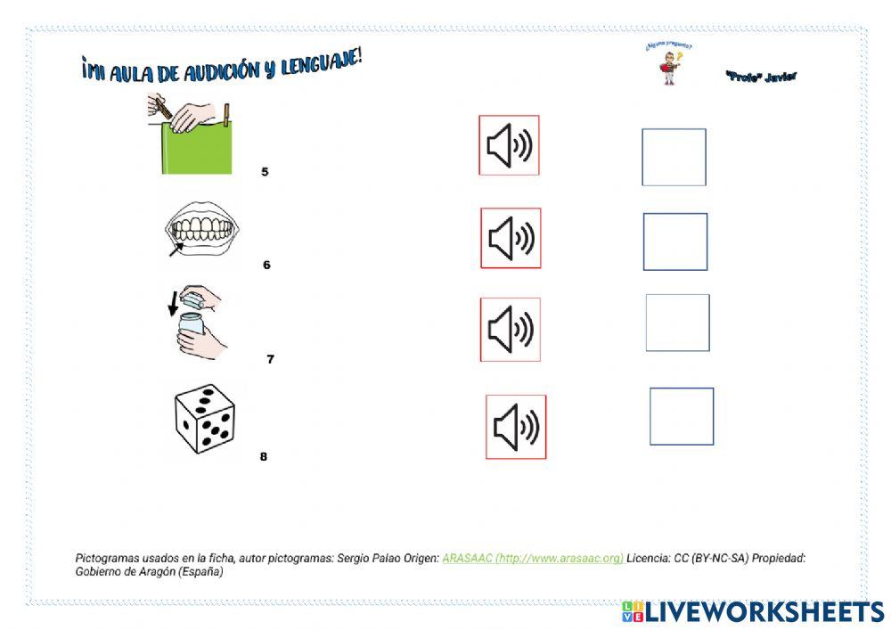 Discriminación auditiva fonemas: ALVEOLAR SORDO-T- Y ALVEOLAR SONORO-D-