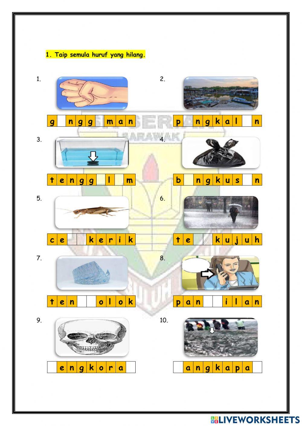 27. Perkataan KVKK+KV+KVK