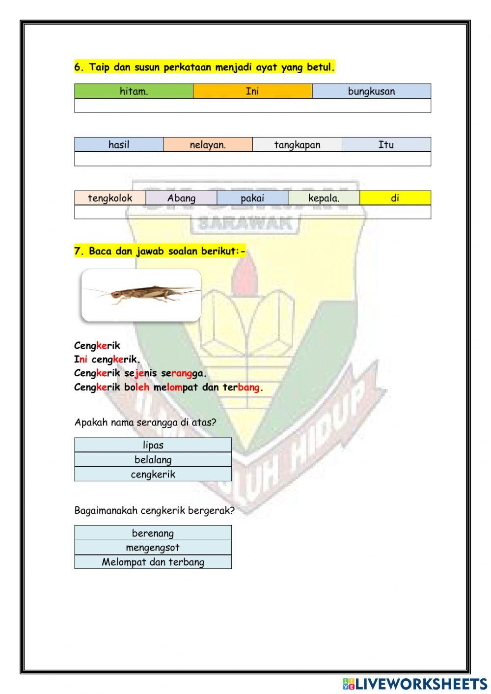 27. Perkataan KVKK+KV+KVK
