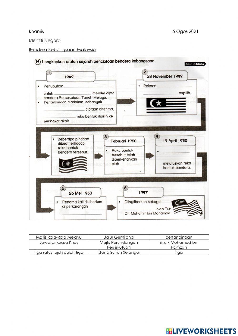 Sejarah thn5:bendera malaysia