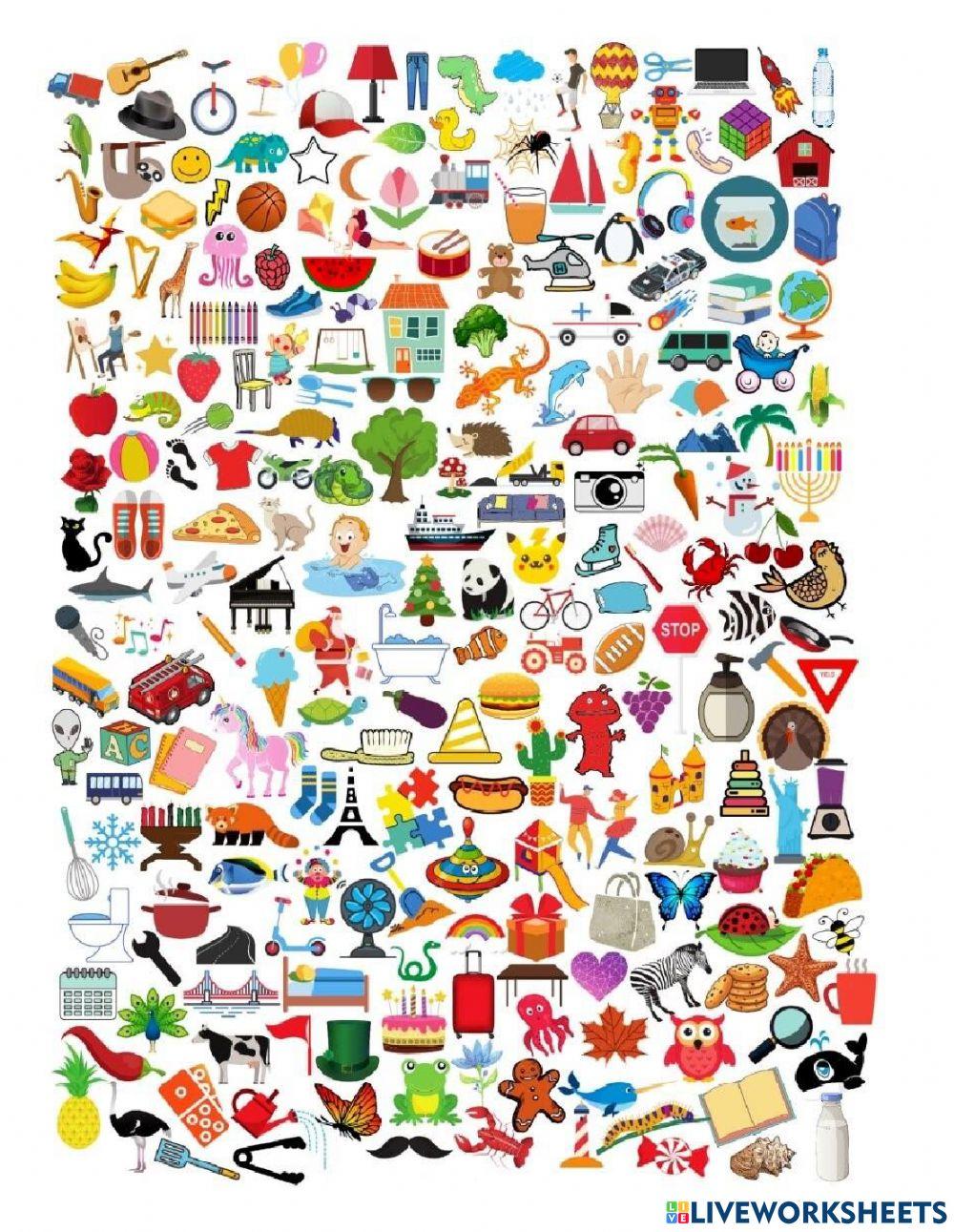 Find all the edible things