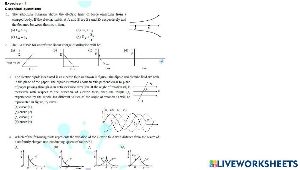 Assignment -2 electric charge and field