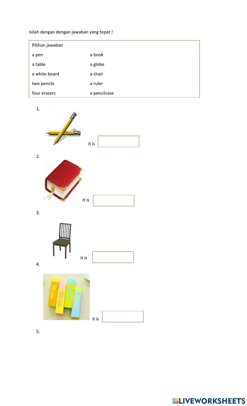 Thing in the classroom