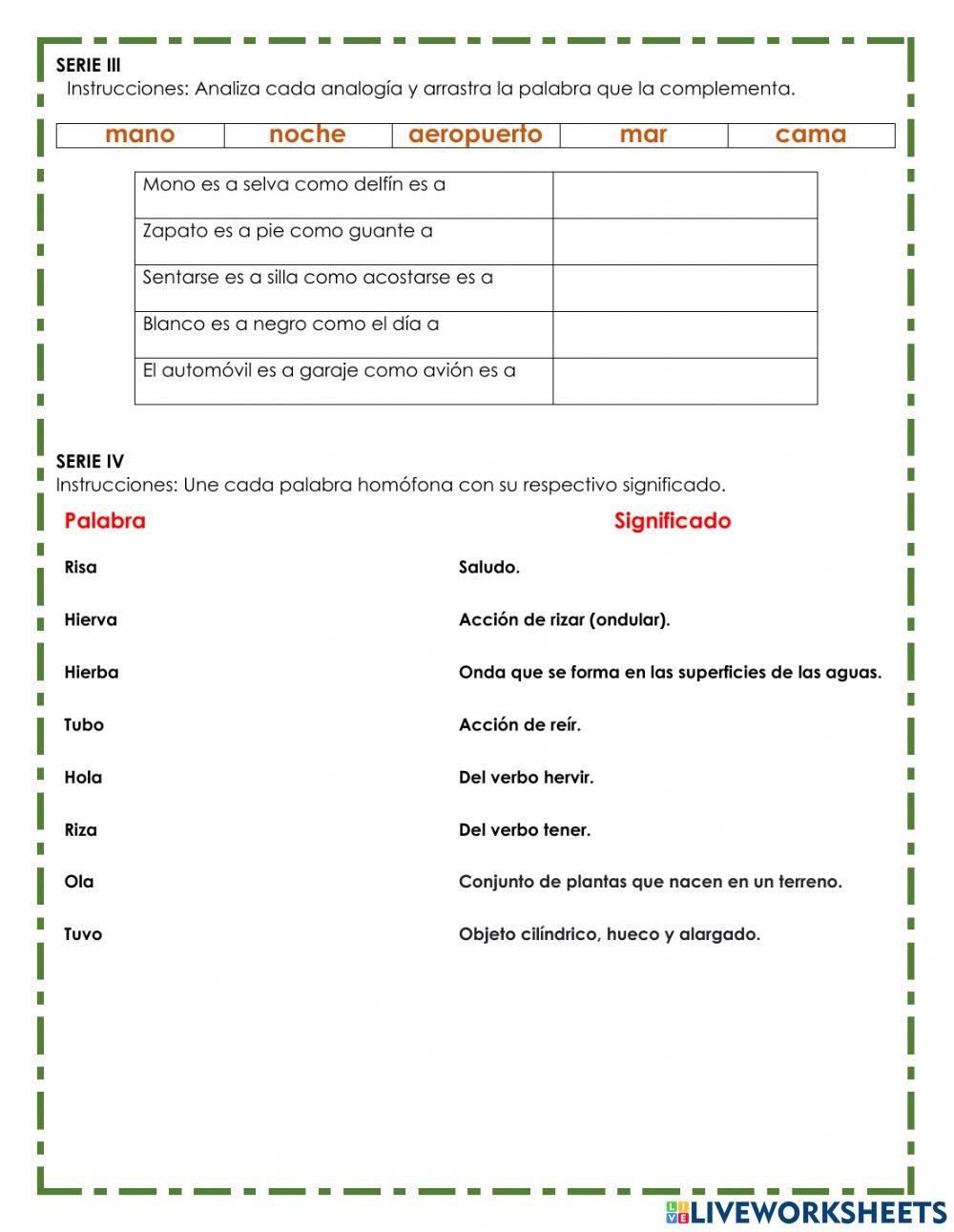 Evaluación - Comunicación y lenguaje - 2 - IV Bimestre