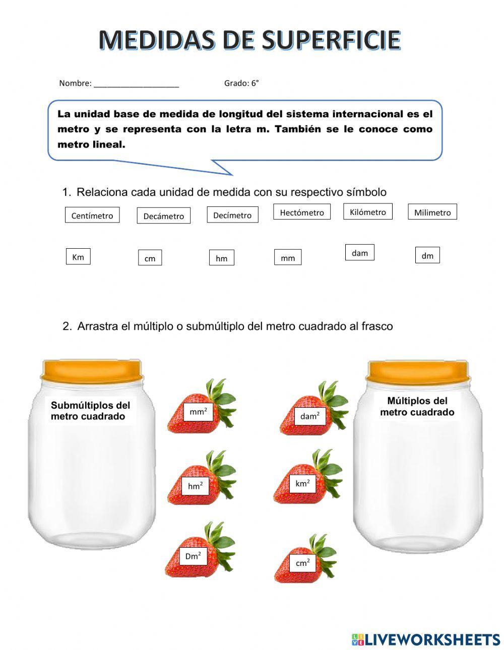 Unidades de medida de superficie del sistema internacional